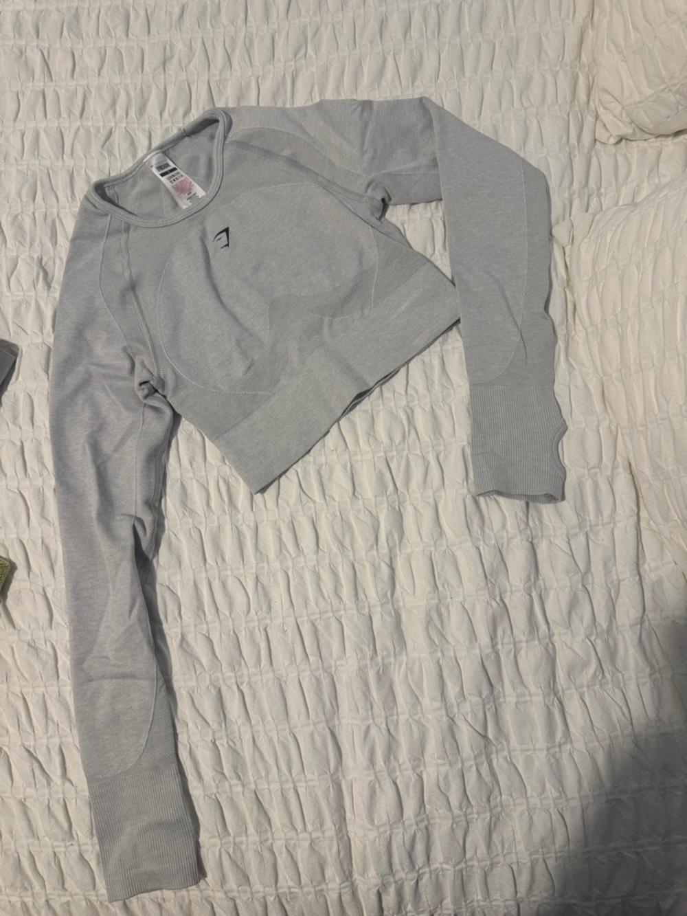 Gymshark Heather Light Gray Matching Set!